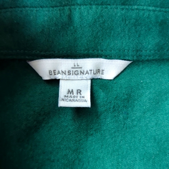 LL.Beans Signature Chamois Zip Shirt/Jacket: Women Medium - Picture 5 of 10